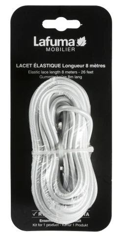 Tuinmeubelen|ohgreen 8 M ELASTIC LACES Blanc