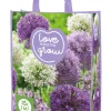 Bloembollen|Ecocheques|ohgreen 1 shopping bag met allium paars-wit mix 'love what you grow'