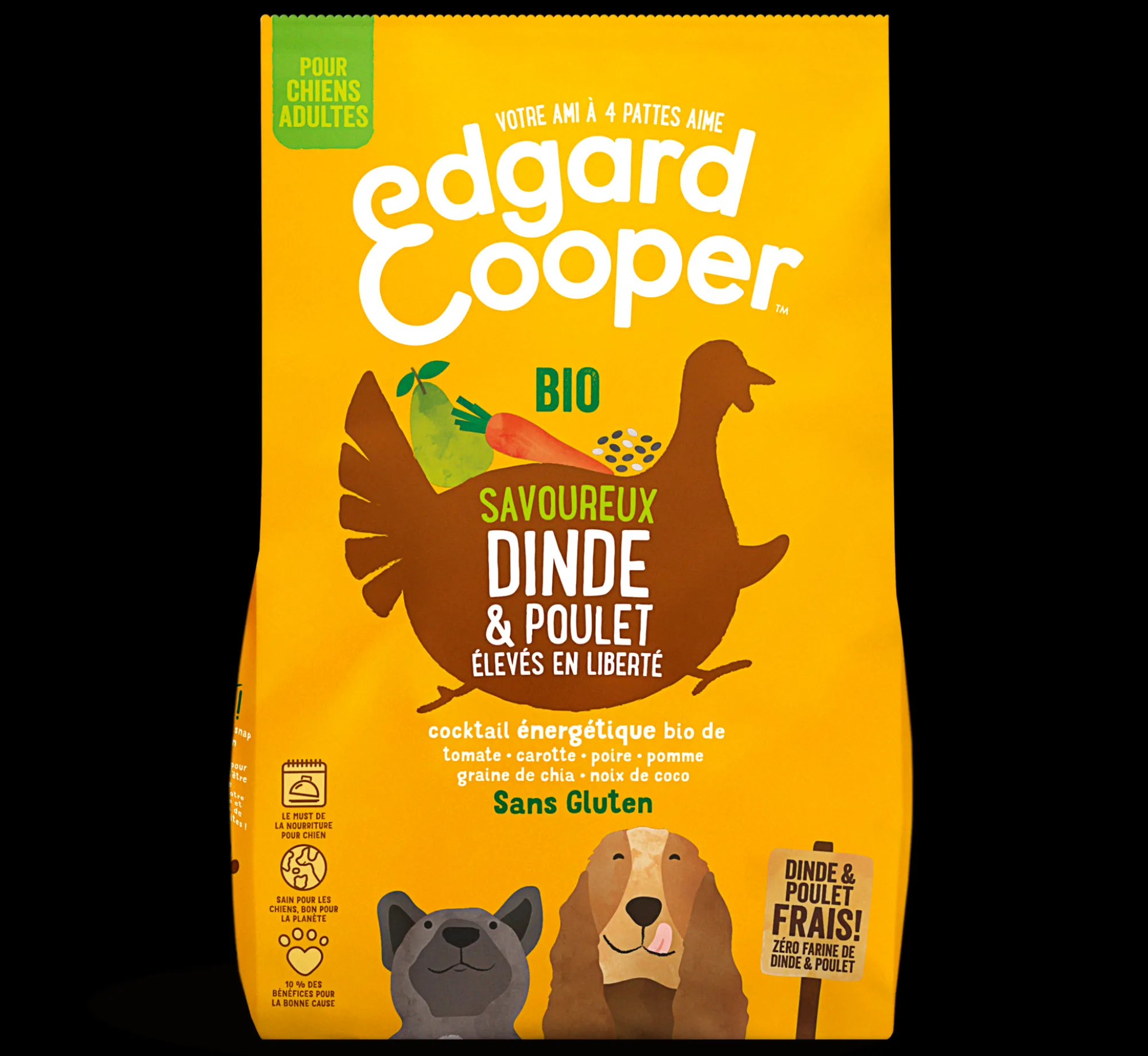 Hond Voeding|ohgreen Adult brokjes BIO kalkoen 700g