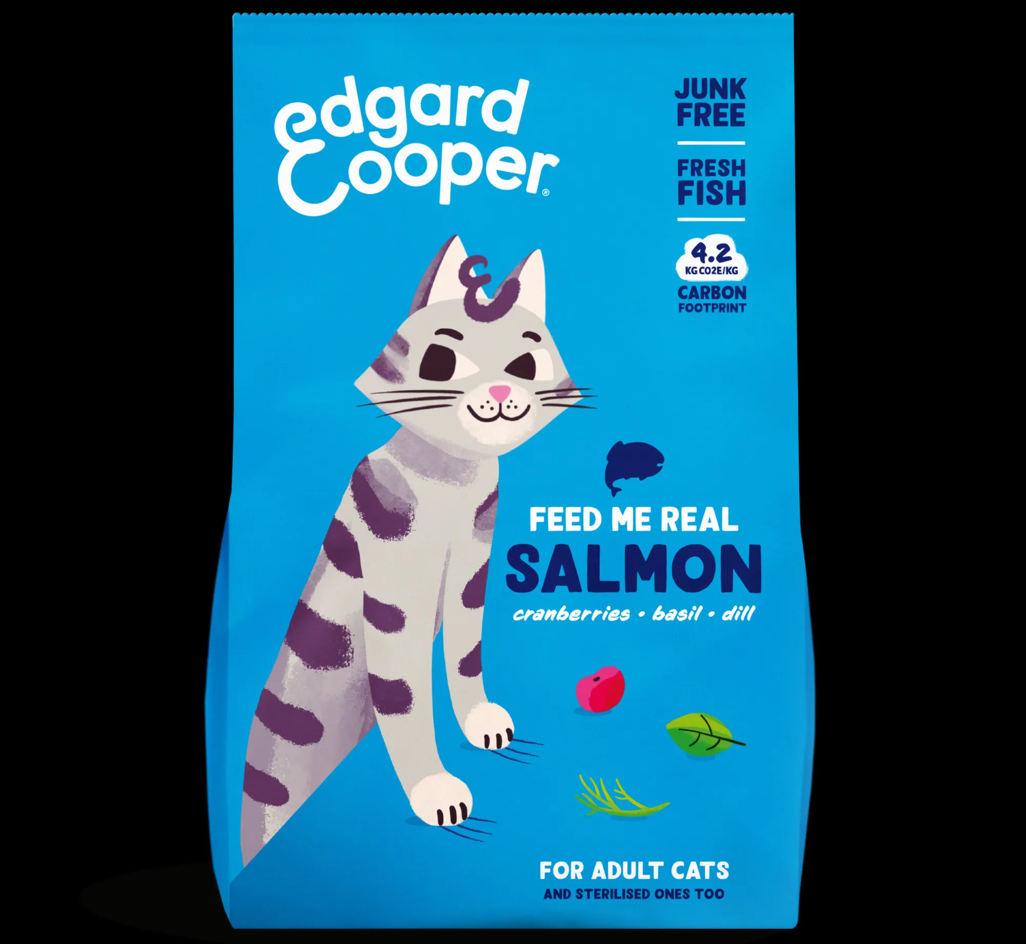 Kat Voeding|ohgreen Adult brokjes zalm 325g
