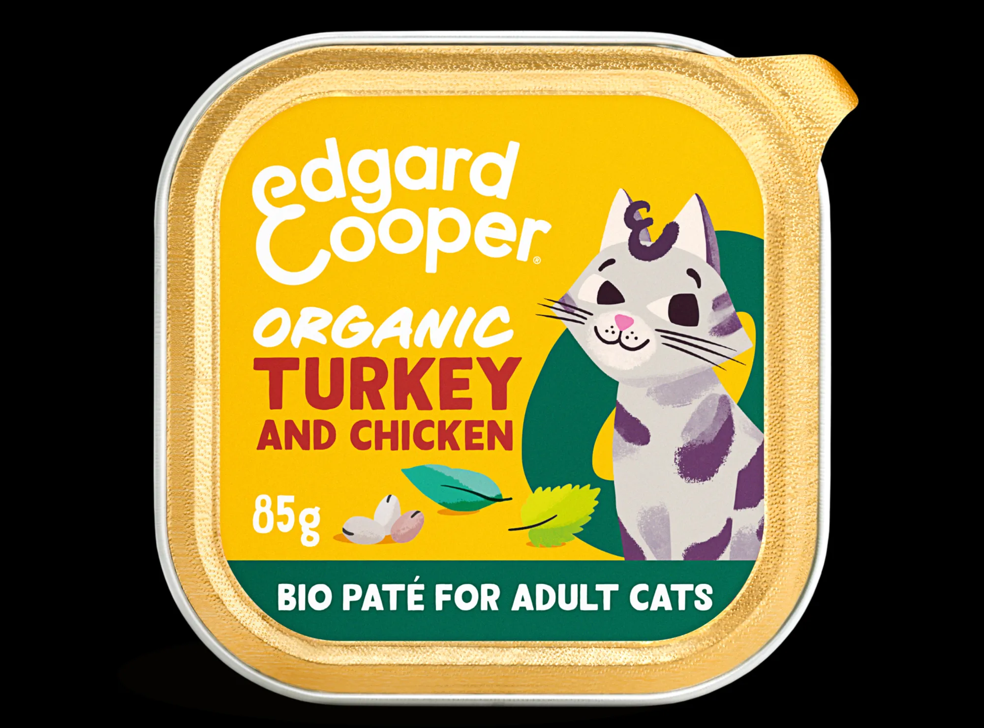 Ecocheques|Kat Voeding|ohgreen Adult paté bio kalkoen&kip 85g