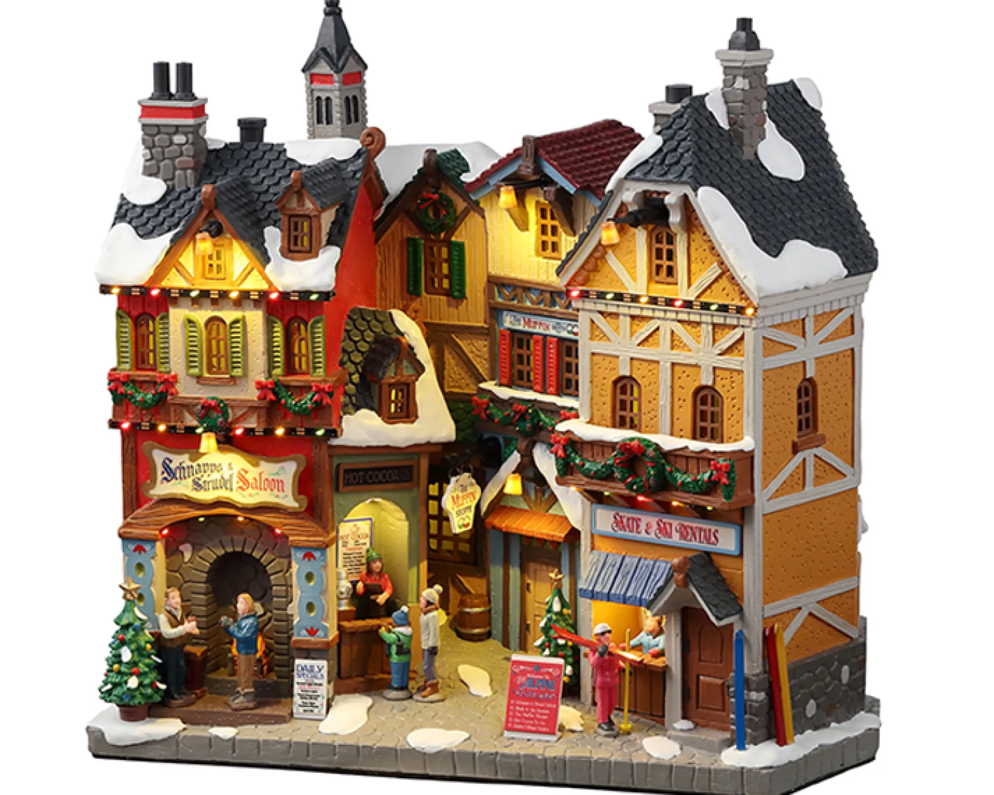 Lemax Kerstdorpen|ohgreen Alpine winter shops, b/o (4,5v)