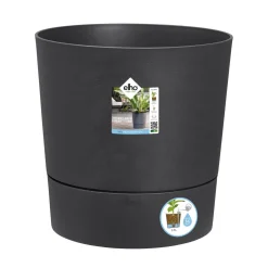 Kunststof|Ecocheques|ohgreen AQUA CARE ROND 43CM HOUTSKOOLGRIJS