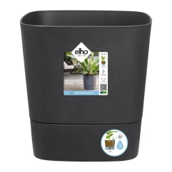 Kunststof|Ecocheques|ohgreen AQUA CARE VIERKANT 30CM HOUTSKOOLGRIJS