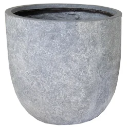 Aardewerk|ohgreen Arizona egg pot grijs d25h25