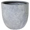 Aardewerk|ohgreen Arizona egg pot grijs d39h38