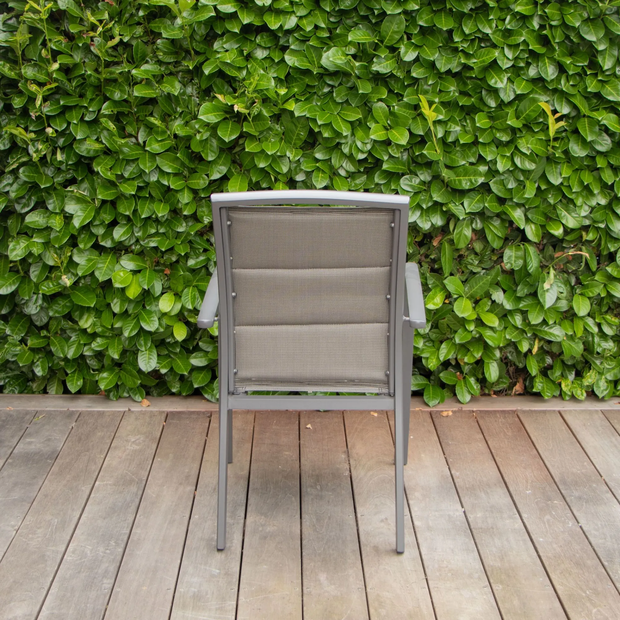 Tuinmeubelen|ohgreen Armstoel Modulo grijs antraciet