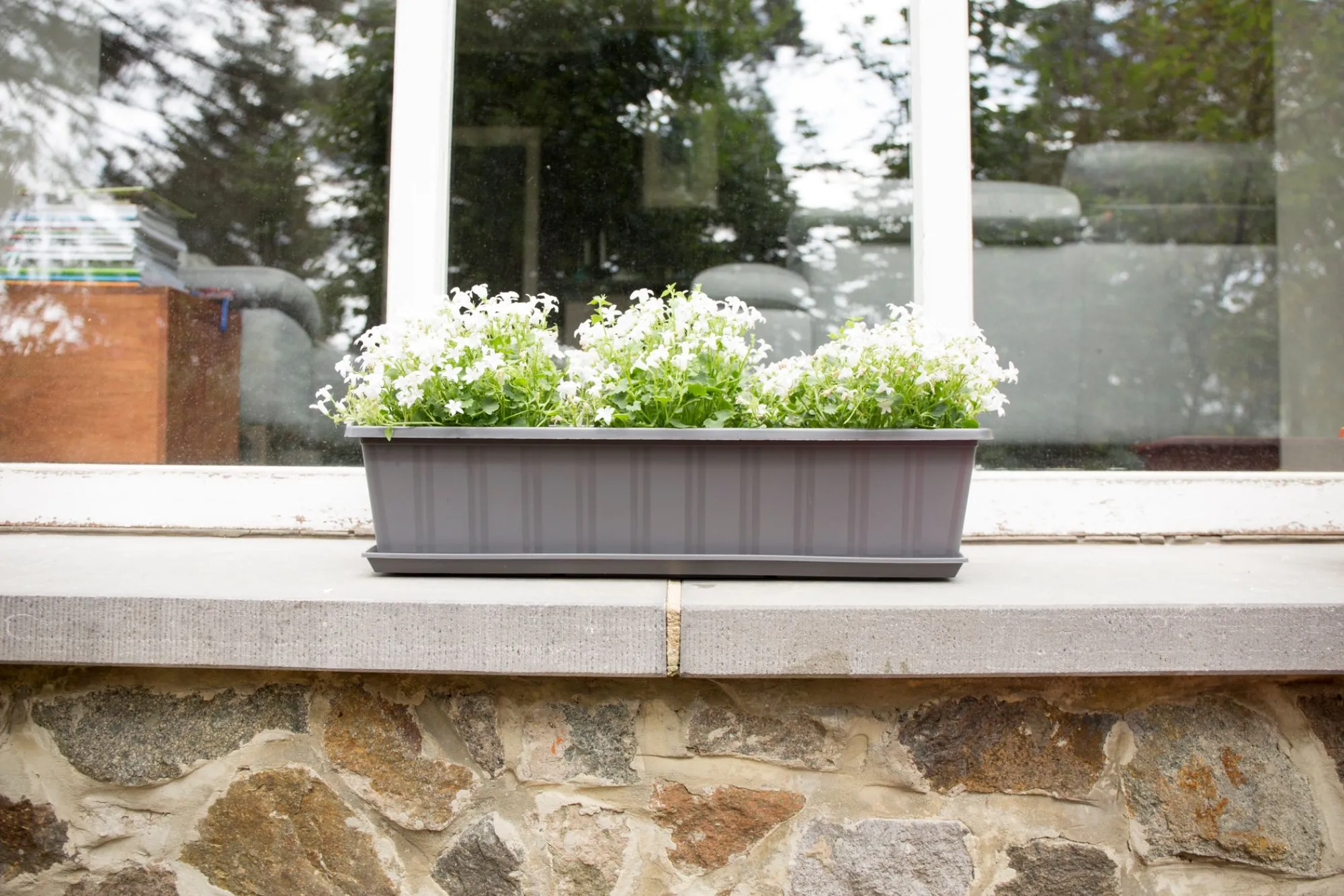 Kunststof|Ecocheques|ohgreen Balkonbak Super 50 cm Antraciet