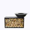 Bbq|ohgreen Barbecue Island d88cm met grote houtopslag