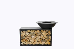 Bbq|ohgreen Barbecue Island d88cm met grote houtopslag