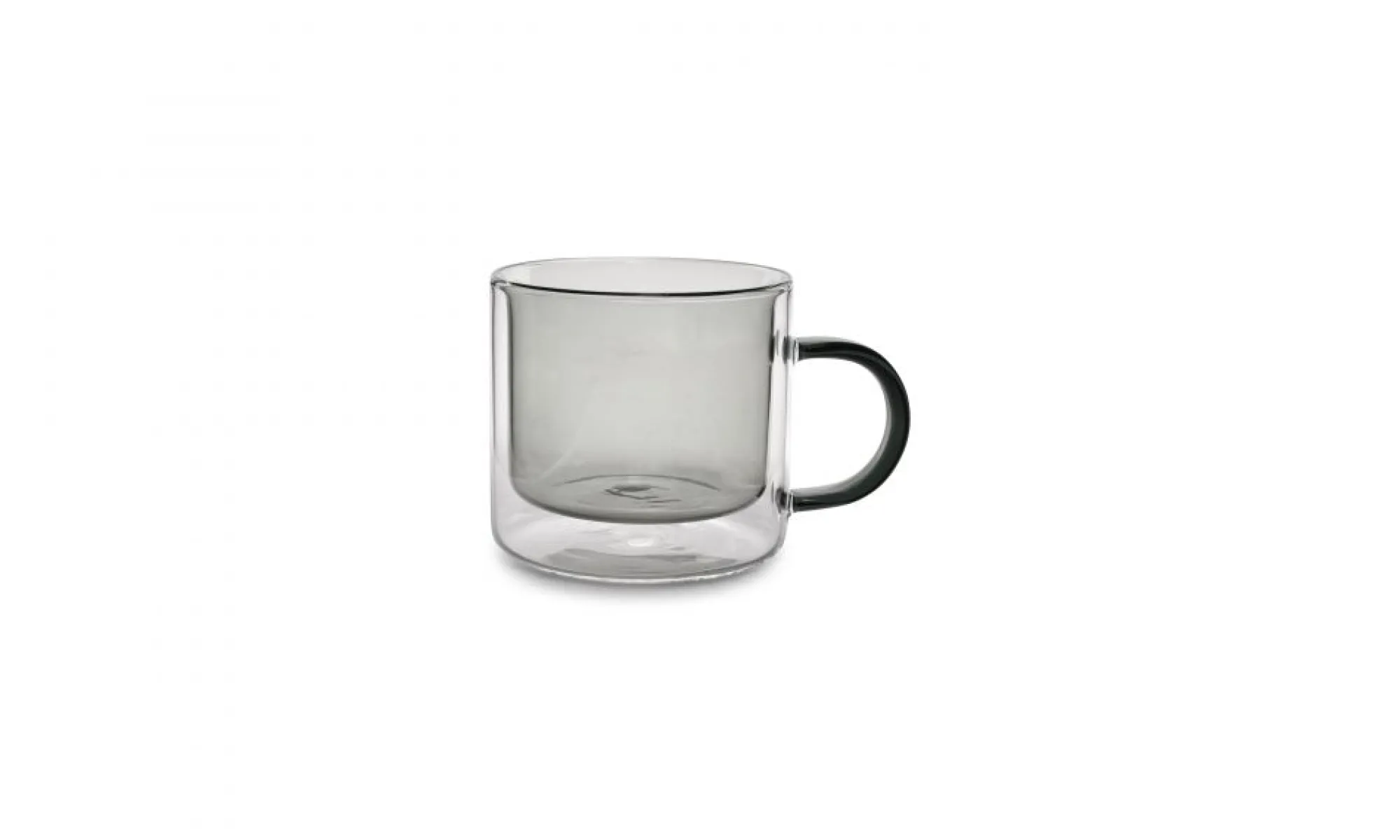 Servies|ohgreen Beker 27cl dubbelw grijs set/2