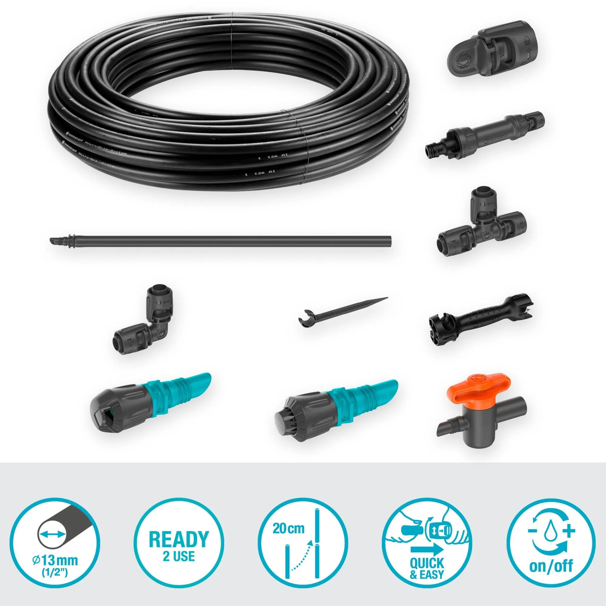 Bewatering|Ecocheques|ohgreen Bewatering moestuin/bloembed Set