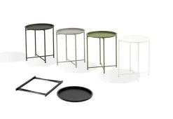 Tuinmeubelen|ohgreen Bijzettafel Nora taupe