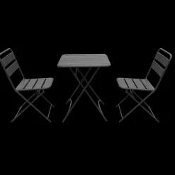 Tuinmeubelen|ohgreen Bistrostoel Jane zwart