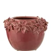 Potten En Vazen|ohgreen Bloemp bloem keramiek roze l (21x21x16cm)
