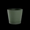 Kunststof|Ecocheques|ohgreen Bloempot Orione 24cm bosgroen