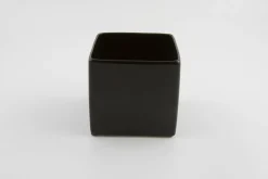 Potten En Vazen|ohgreen BLOEMPOT VIERKANT BASIC MINI Ø 11CM MAT ZWART