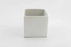 Potten En Vazen|ohgreen BLOEMPOT VIERKANT BASIC MINI Ø 7CM MAT WIT