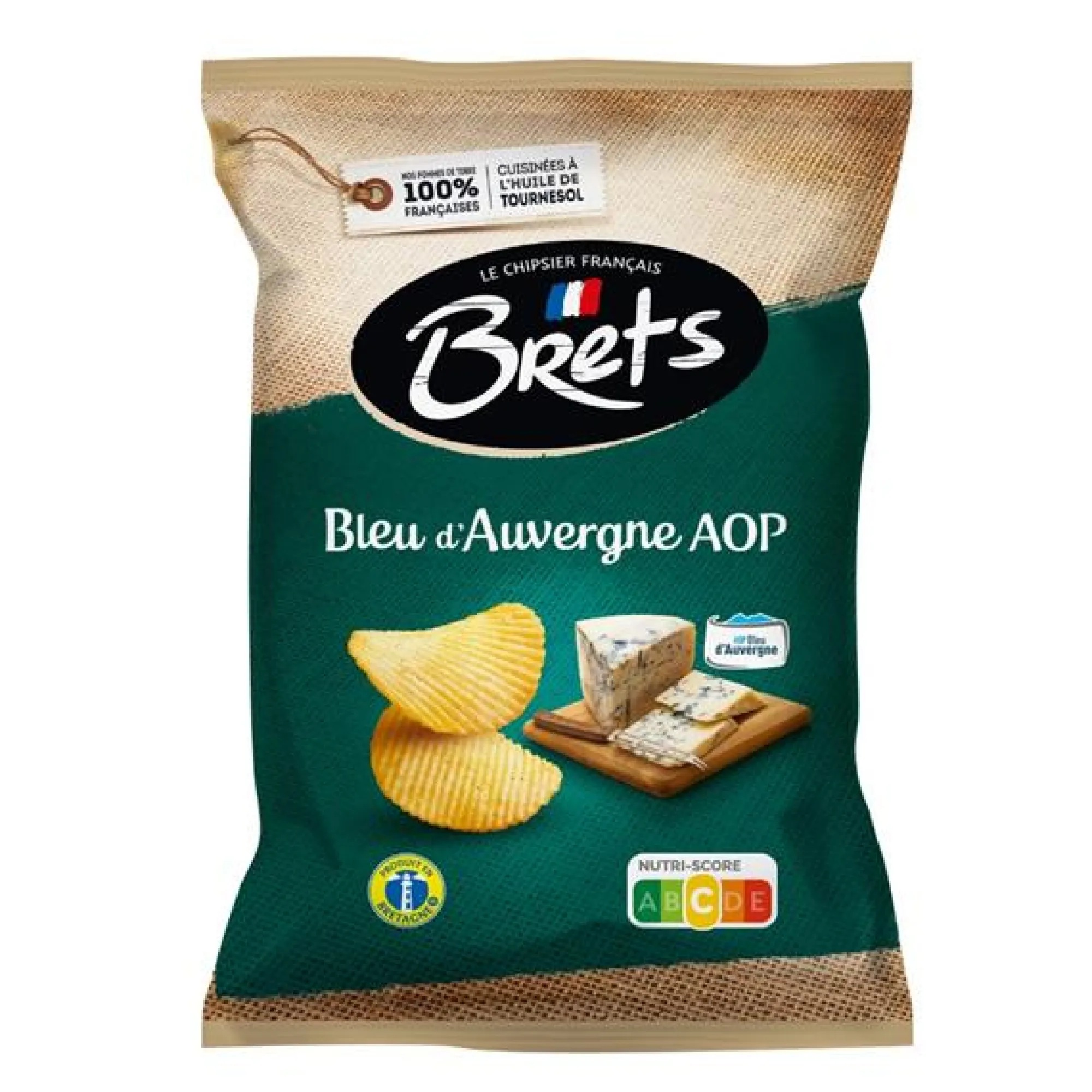 Voeding|ohgreen Brets chips met bleu d'auvergne smaak