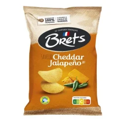 Voeding|ohgreen Brets chips met cheddar jalapeño smaak