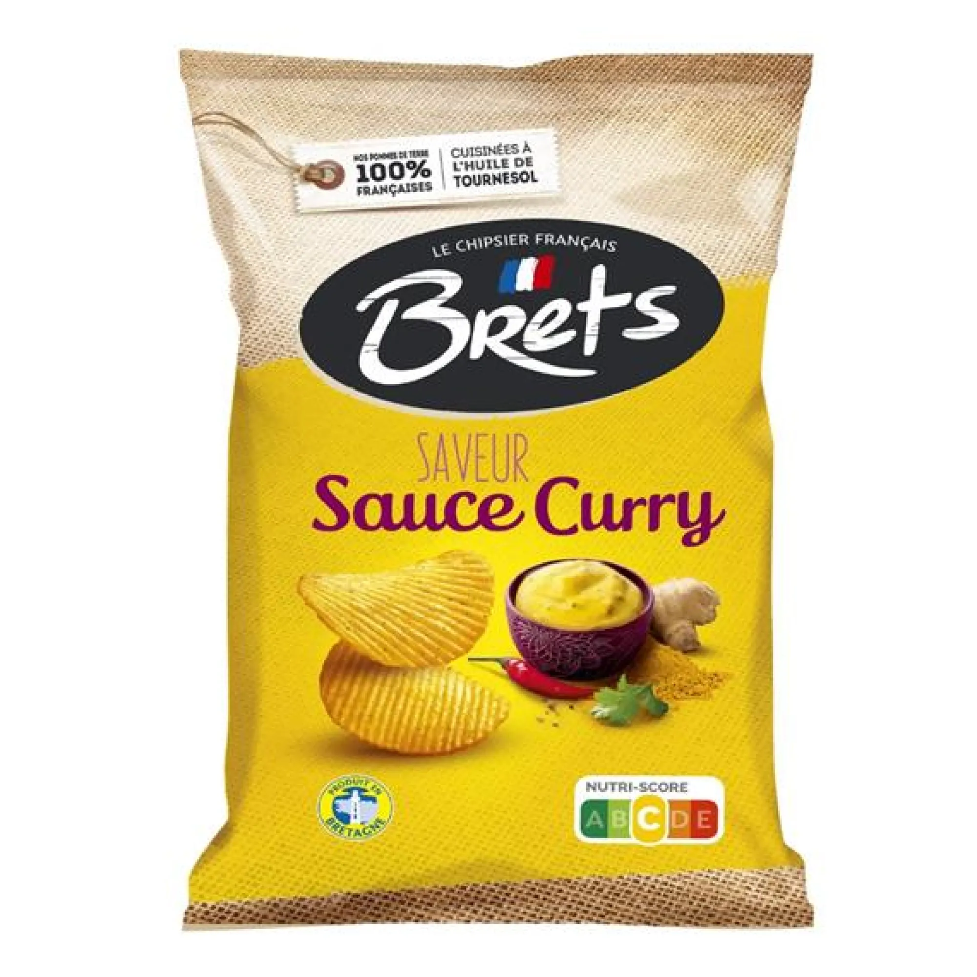 Voeding|ohgreen Brets chips met curry smaak
