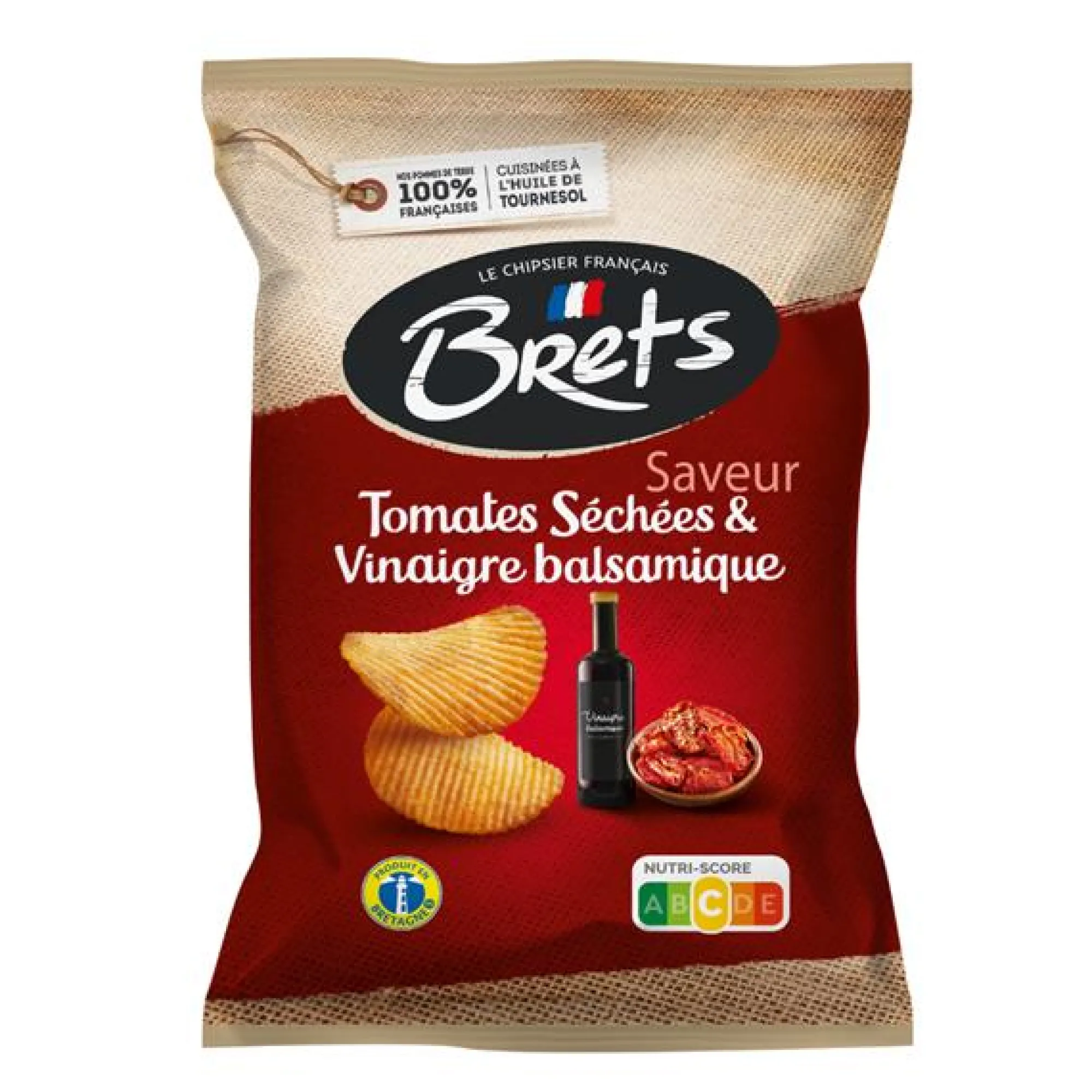 Voeding|ohgreen Brets chips met gedroogde tomaten & balsamico azijn