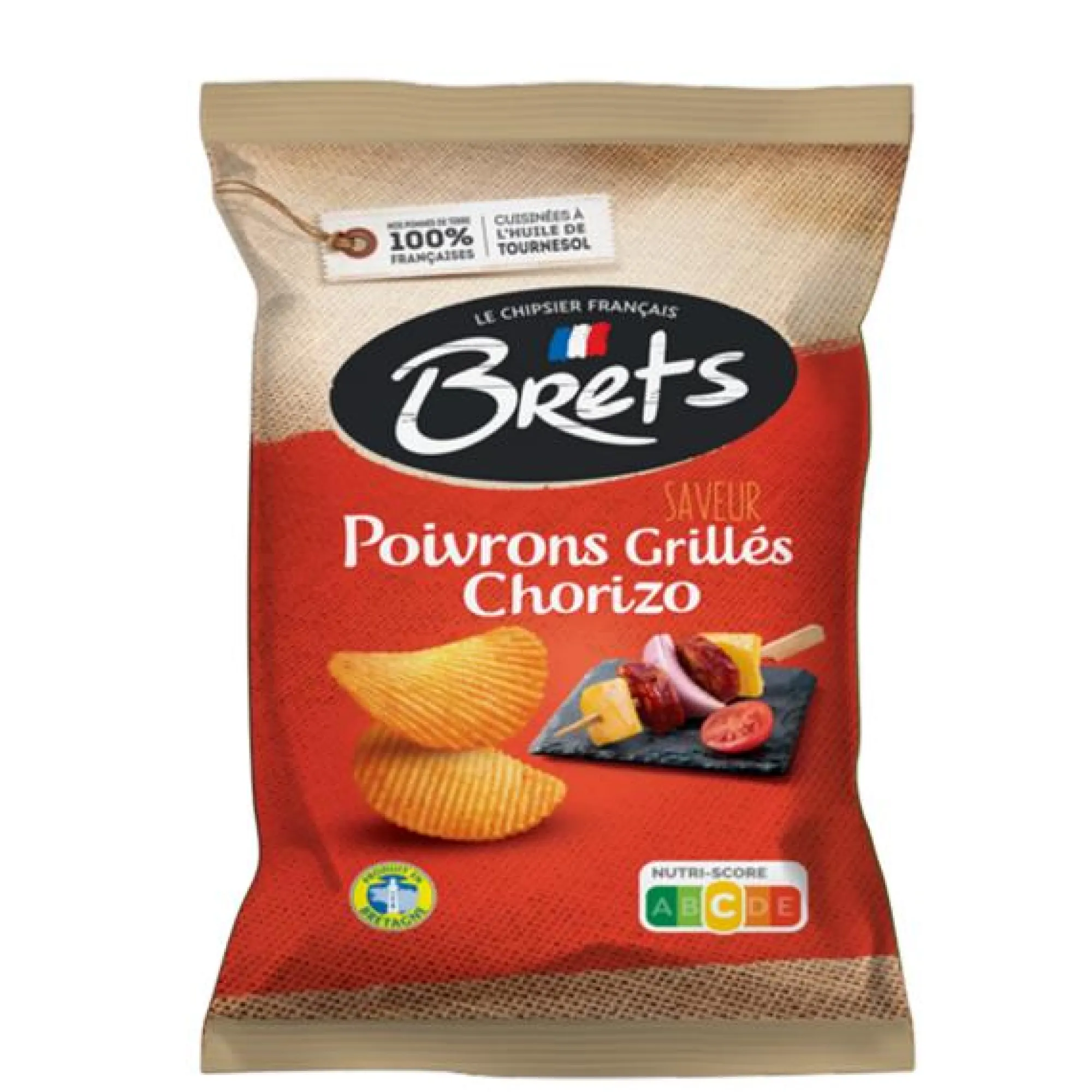 Voeding|ohgreen Brets chips met gegrilde chorizo pepersmaak