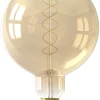 Verlichting|Ecocheques|ohgreen calex led lamp megaglobe goud E27 3w 250 lumen dimbaar