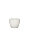 Potten En Vazen|ohgreen Carrie pot rond wit glaze - h12xd14cm