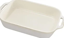 Koken|ohgreen Ceramic by Staub Gratineerschaal 27 x 20 cm - ivoor