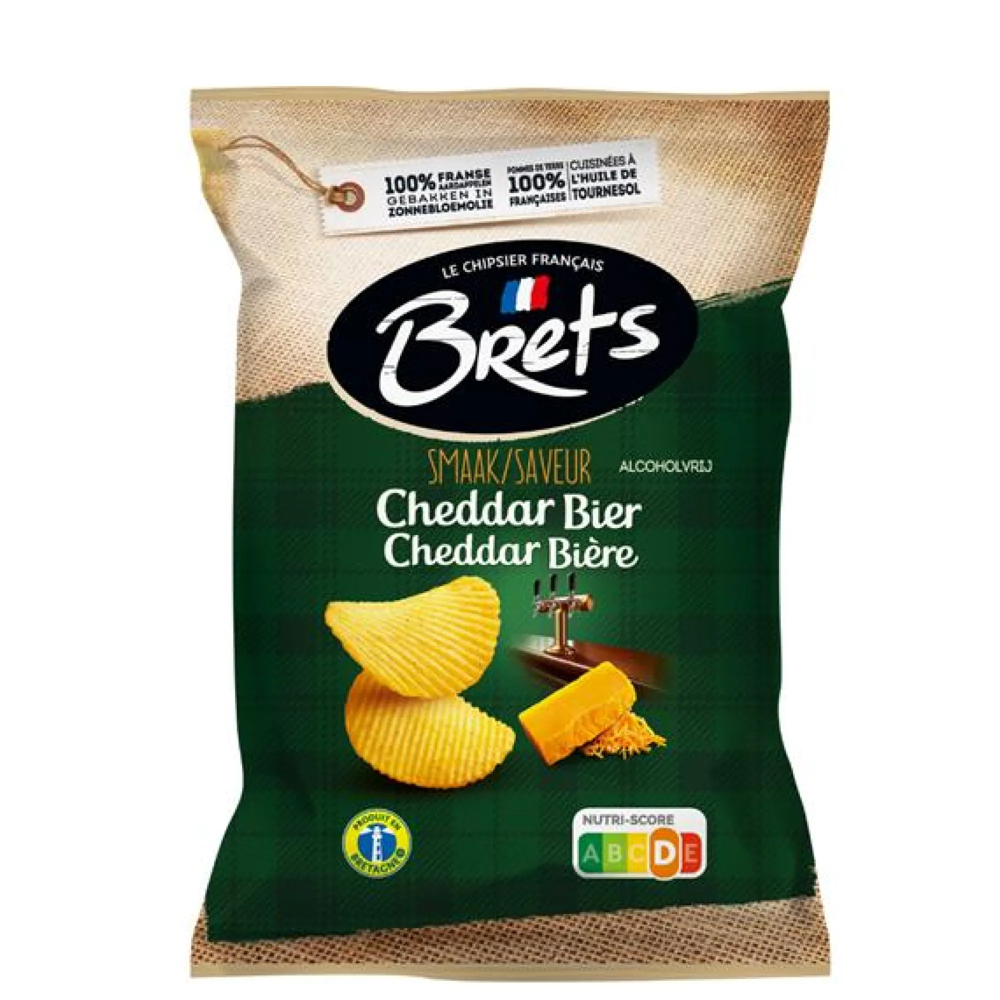 Voeding|ohgreen Chips met cheddar en bier smaak