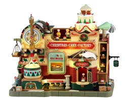 Lemax Kerstdorpen|ohgreen Christmas cake factory, with 4.5v adaptor