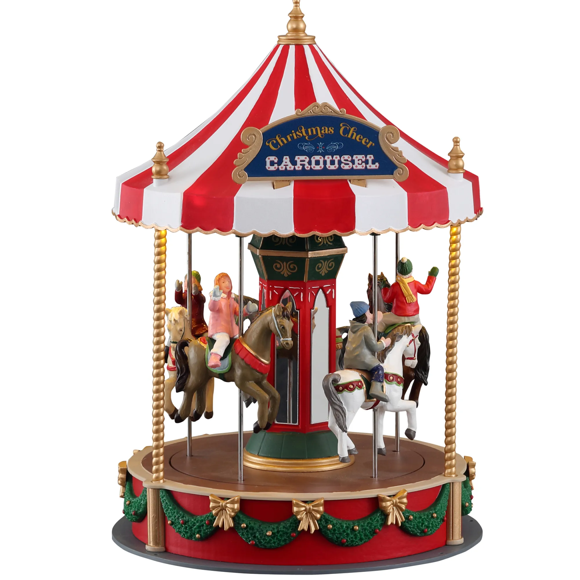 Lemax Kerstdorpen|ohgreen Christmas Cheer Carousel