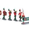 Lemax Kerstdorpen|ohgreen Christmas on parade, set of 6