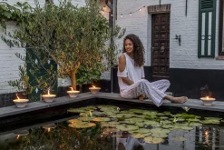 Geuren|ohgreen Citronellakaars in witte schaal - Lemon Breeze