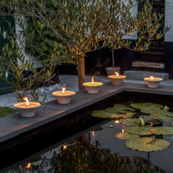 Geuren|ohgreen Citronellakaars in witte schaal - Asian Garden