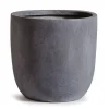 Aardewerk|ohgreen Clayfibre egg pot grijs d32h31