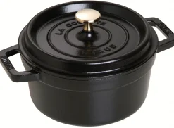 Koken|ohgreen Cocotte rond 20 cm zwart