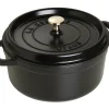 Koken|ohgreen Cocotte rond 24 cm zwart