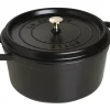 Koken|ohgreen Cocotte rond 28 cm zwart