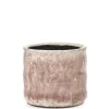 Potten En Vazen|ohgreen Craquelé Pot flame rose d12,5 h11