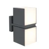 Verlichting|Ecocheques|ohgreen Cuba wandlamp met 2 lichkoppen donkergrijs led 24.4w