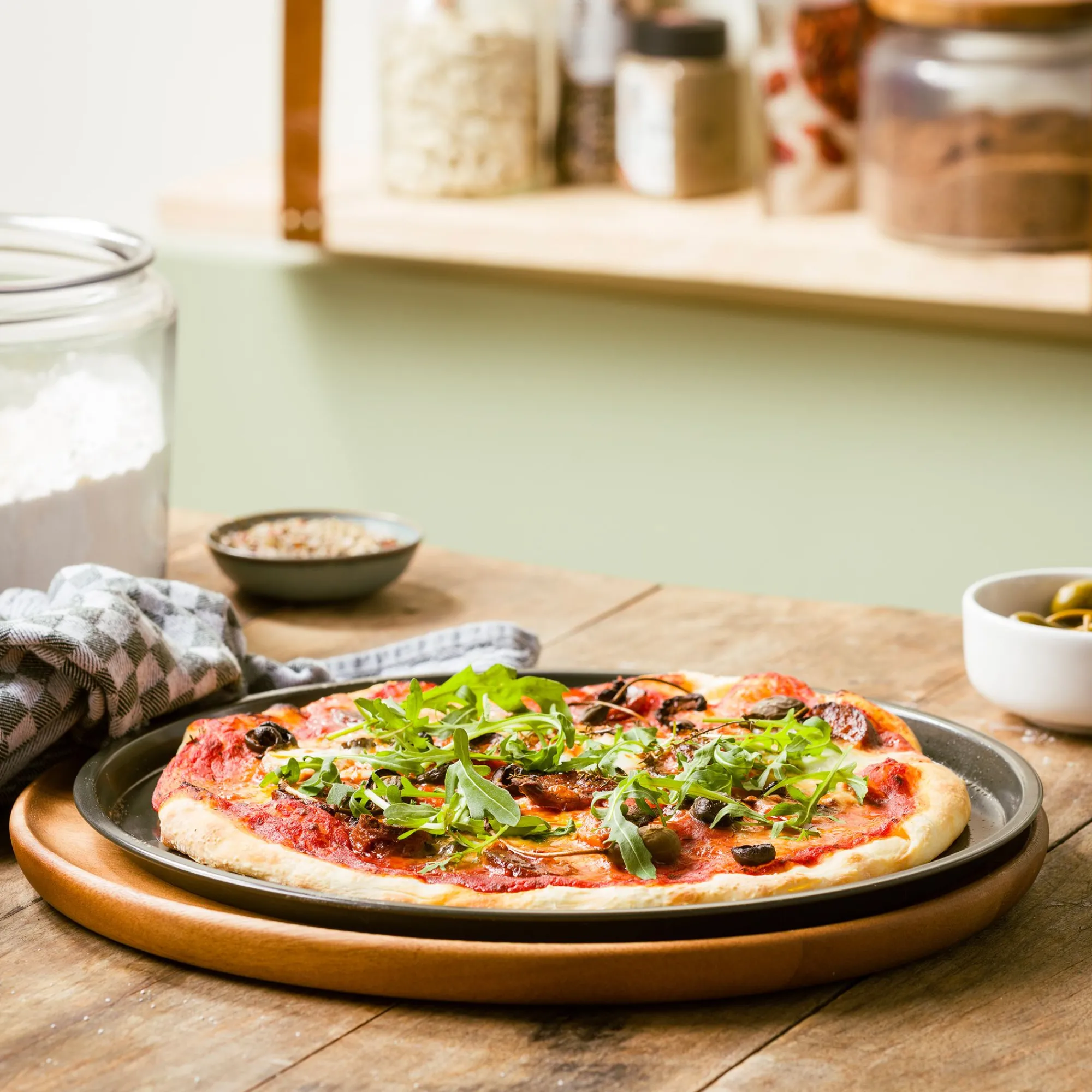 Bakken|ohgreen Dagelijkse kost pizzaplaat 33 cm