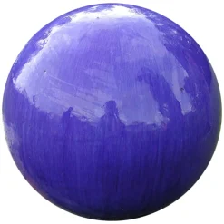 Beelden|ohgreen Decoratieve bol geglazuurd blauw