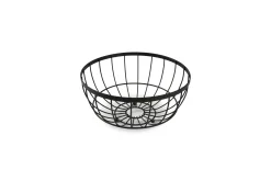 Servies|ohgreen Draadmand 25xH13cm zwart Cluster