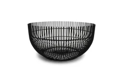 Servies|ohgreen Draadmand 25xh12cm zwart iris