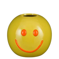Potten En Vazen|ohgreen Duke vaas smiley - h16,5xd18,5cm