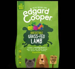 Hond Voeding|ohgreen Edgard & cooper, hondenbrokken voor adult met lam, 700g