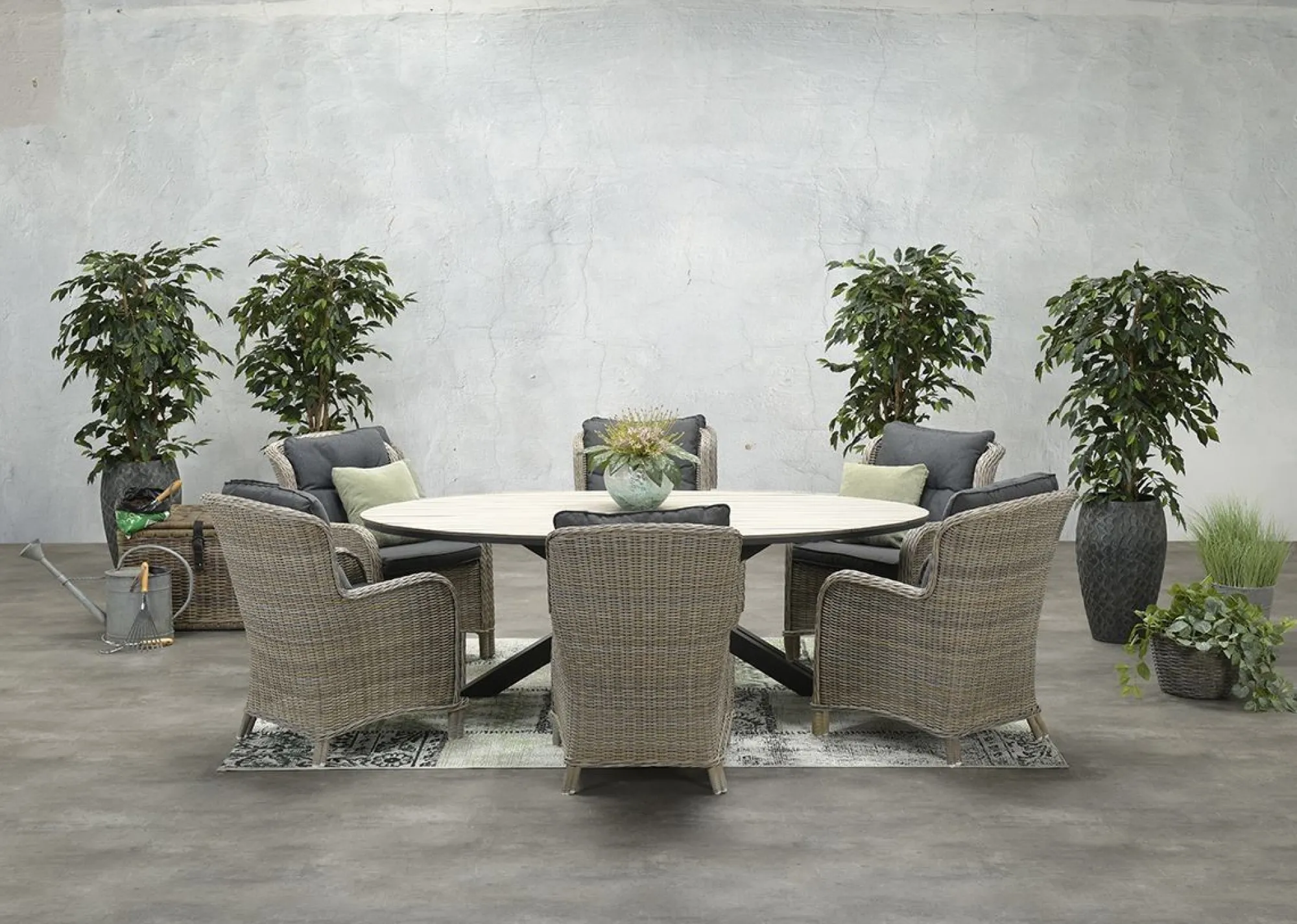 Tuinmeubelen|ohgreen Edison tafel ovaal