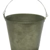 Metaal|ohgreen Emmer zink vintage groen d25h22